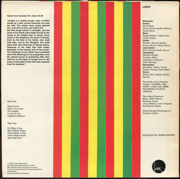 Dennis Brown - Joseph's Coat Of Many Colours