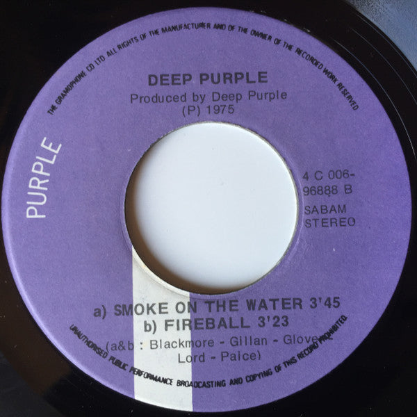 Deep Purple -Child In Time / Smoke On The Water / Fireball
