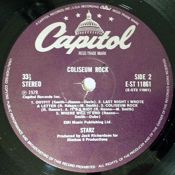 Starz (2) -Coliseum Rock