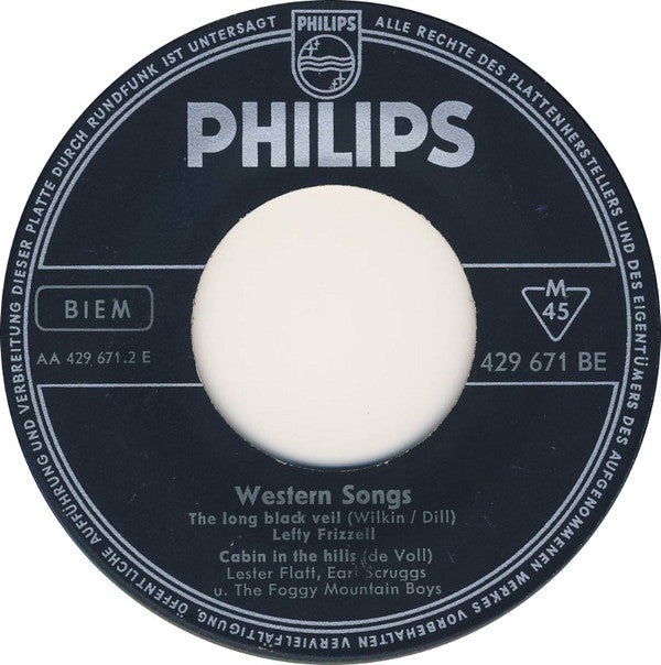 Carl Smith (3), Earl Scruggs, Lefty Frizzell, Ray Price -Western Songs
