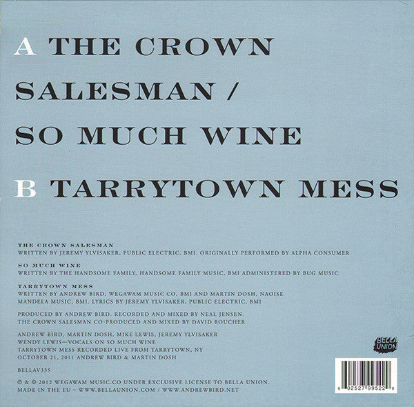 Andrew Bird -The Crown Salesman