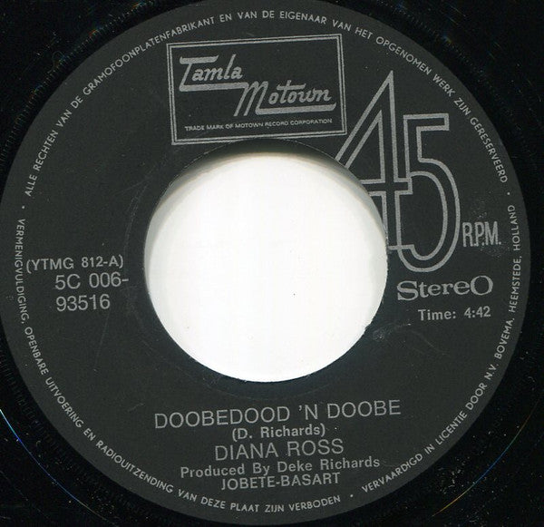 Diana Ross -Doobedood 'N Doobe / Keep An Eye