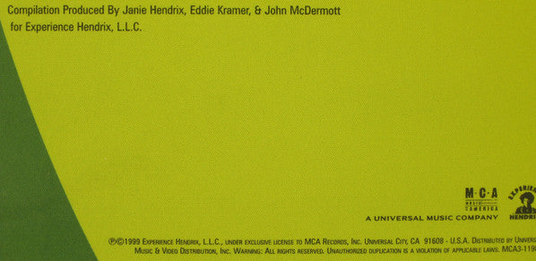 Jimi Hendrix - Live At Woodstock