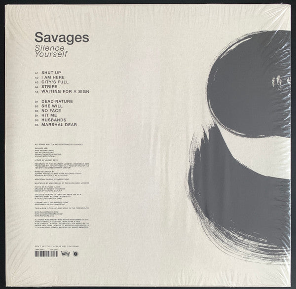 Savages (2) -Silence Yourself