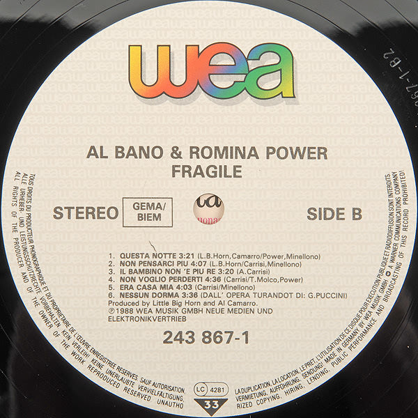 Al Bano & Romina Power -Fragile