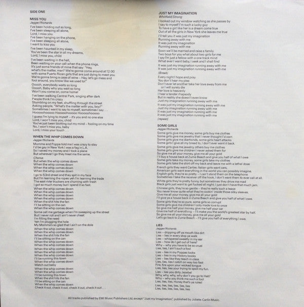 The Rolling Stones - Some Girls