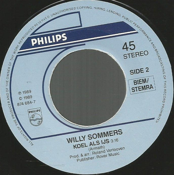 Willy Sommers - Als Een Leeuw In Een Kooi