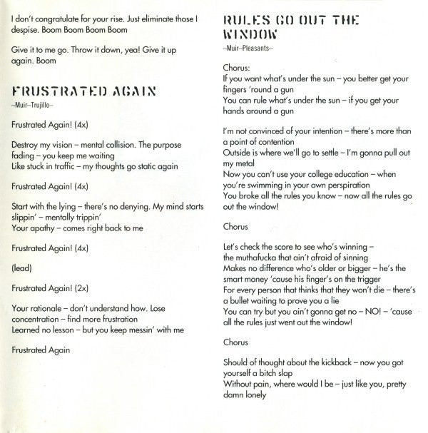 Infectious Grooves - Groove Family Cyco (Snapped Lika Mutha)