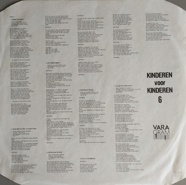 Kinderen voor Kinderen -Kinderen Voor Kinderen 6