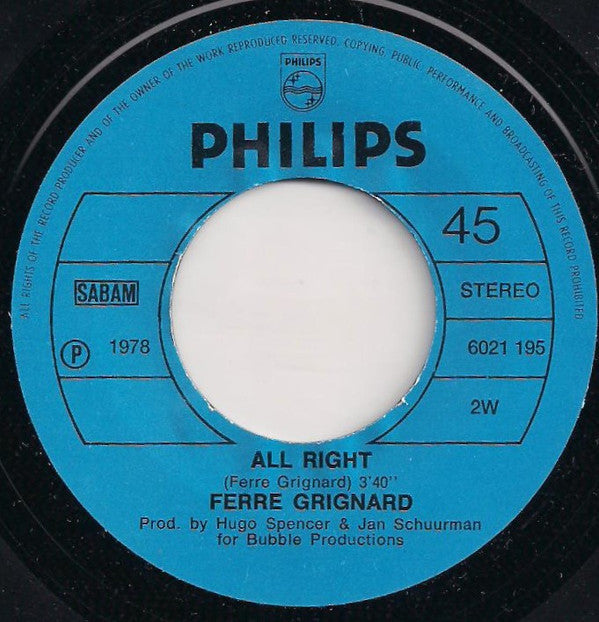 Ferre Grignard - I Warned You!