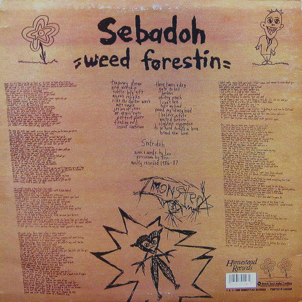 Sebadoh -Weed Forestin