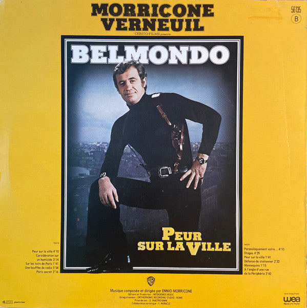 Morricone* -Peur Sur La Ville (Bande Originale Du Film)