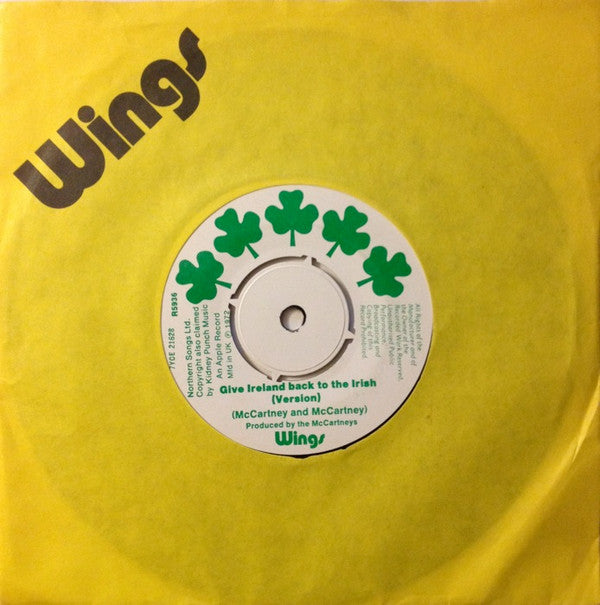 Wings (2) -Give Ireland Back To The Irish