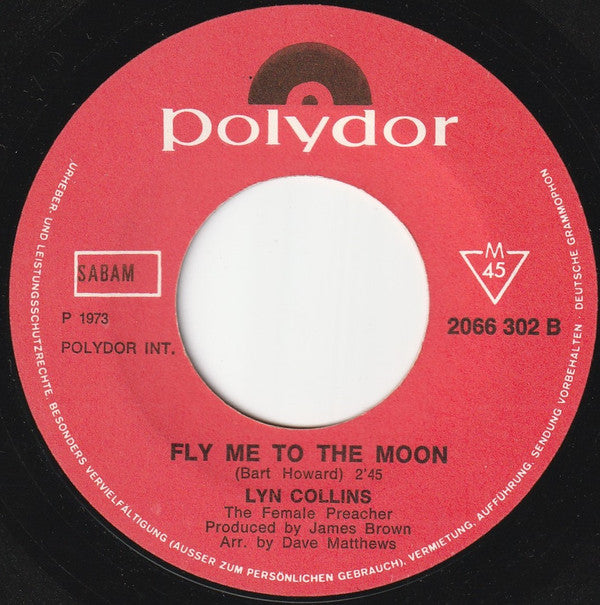 Lyn Collins The Female Preacher* - Mama Feelgood / Fly Me To The Moon