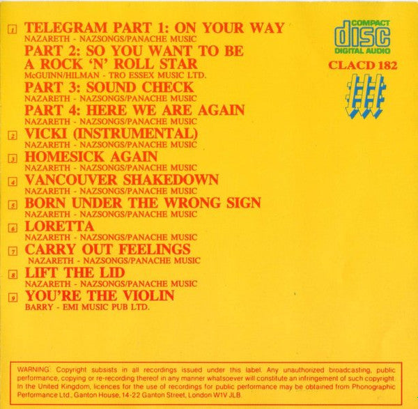 Nazareth (2) - Close Enough For Rock 'N' Roll