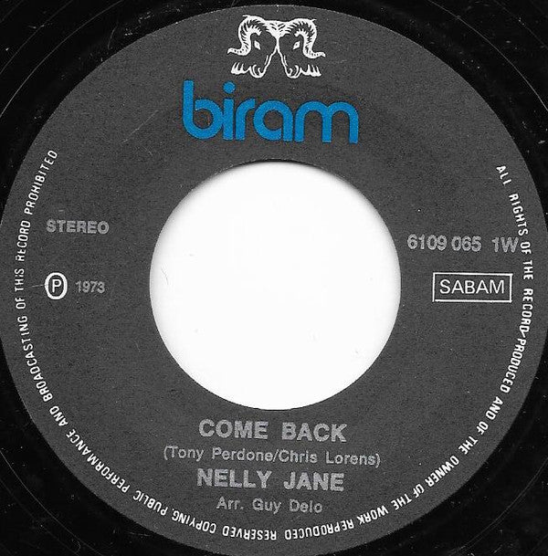 Nelly Jane -Come Back
