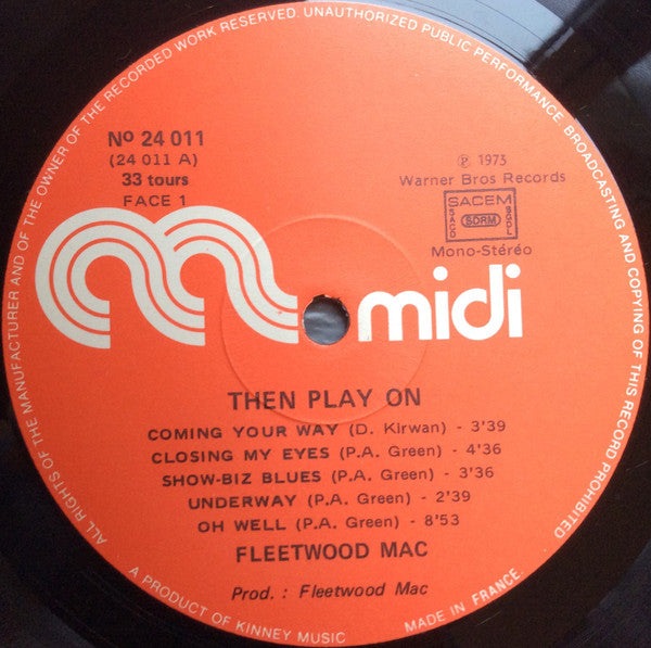 Fleetwood Mac - Then Play On