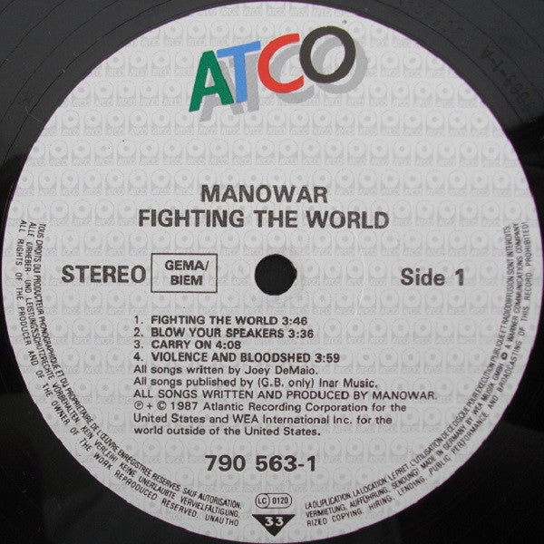 Manowar -Fighting The World