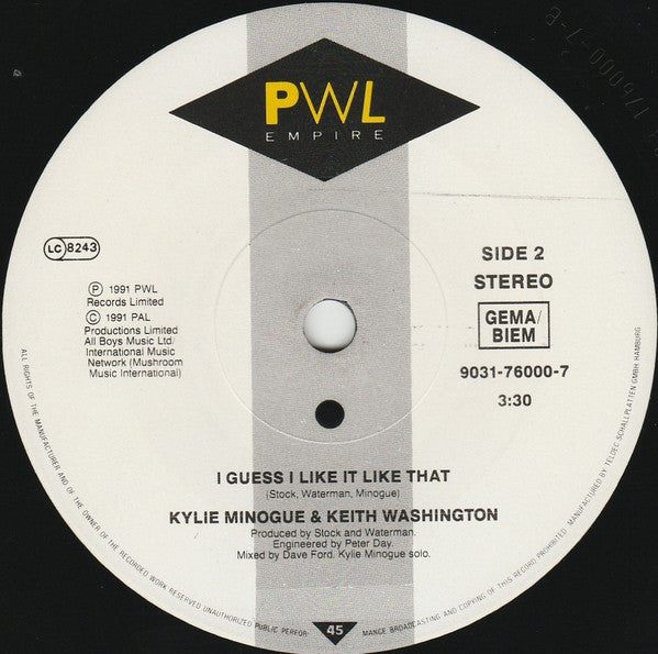 Kylie Minogue & Keith Washington -If You Were With Me Now