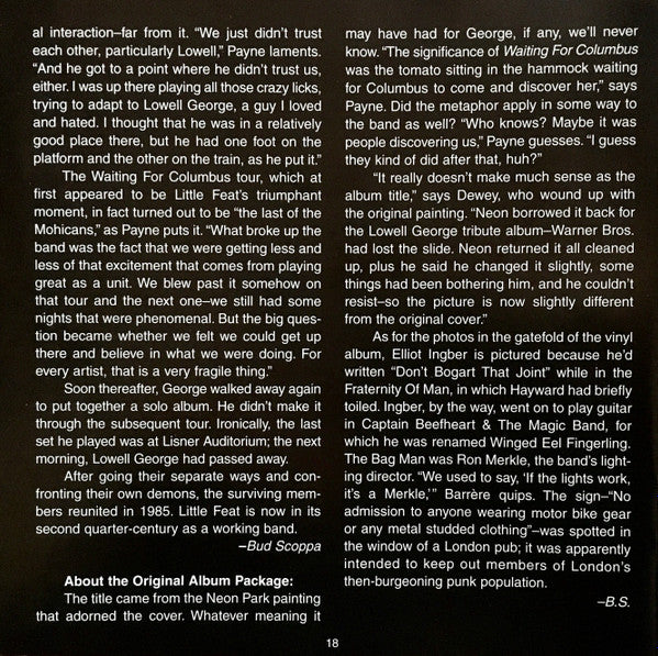 Little Feat - Waiting For Columbus