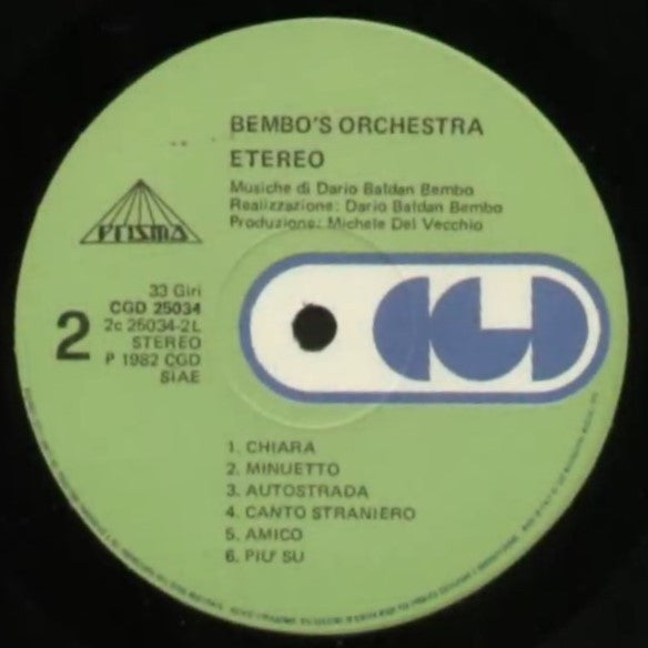Bembo's Orchestra* -Etereo