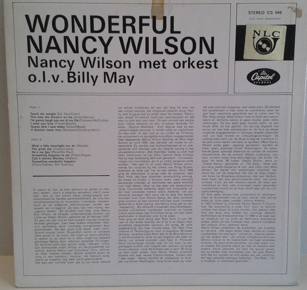 Nancy Wilson -Wonderful