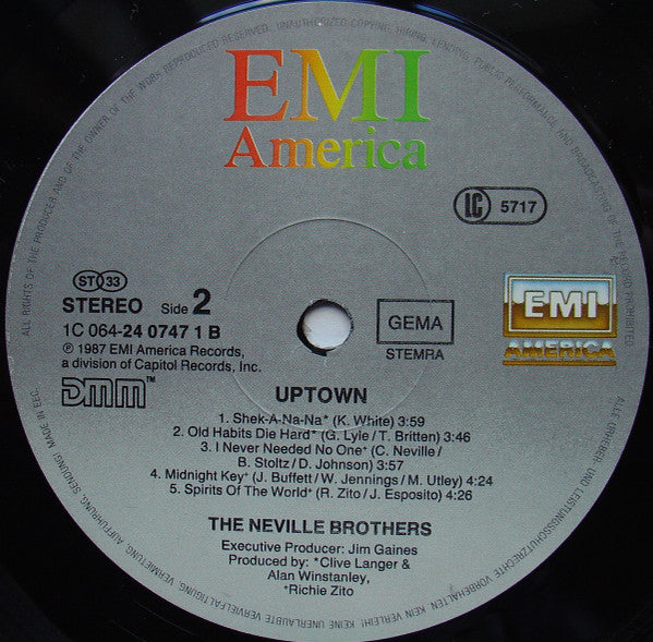 The Neville Brothers -Uptown