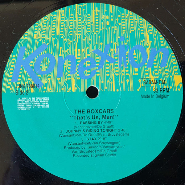 The Boxcars -That's Us Man