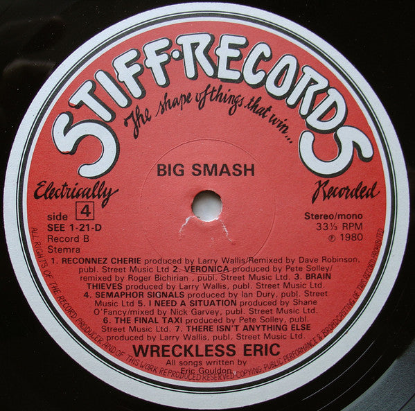 Wreckless Eric -Big Smash