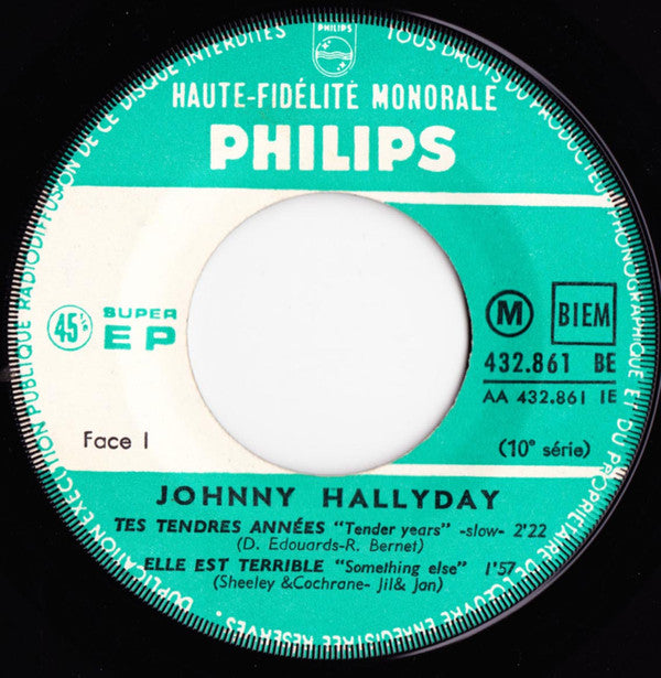 Johnny Hallyday -Tes Tendres Années