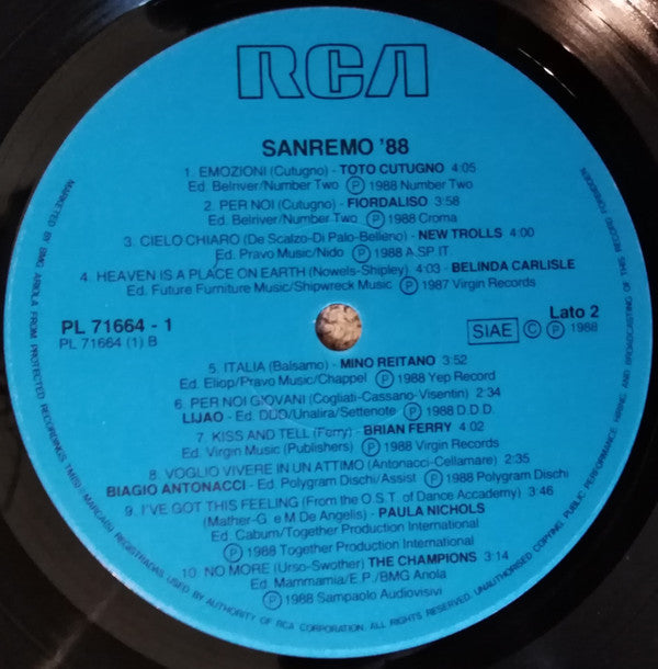 Various -Sanremo 88