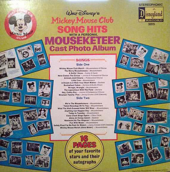 Various - Mickey Mouse Club Song Hits