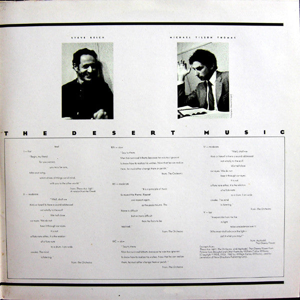 Steve Reich - The Desert Music