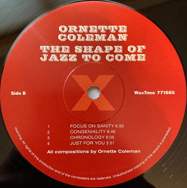 Ornette Coleman - The Shape Of Jazz To Come