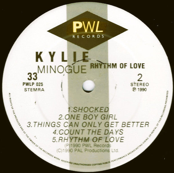 Kylie Minogue -Rhythm Of Love