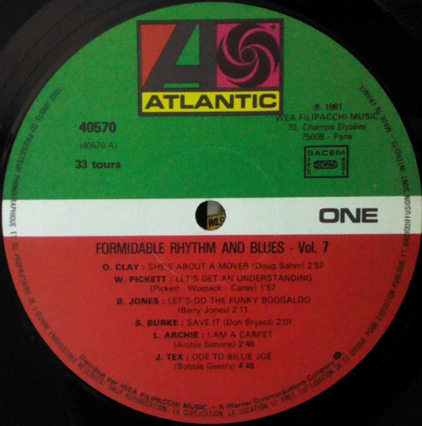 Various - Formidable Rhythm N Blues (Vol. 7)