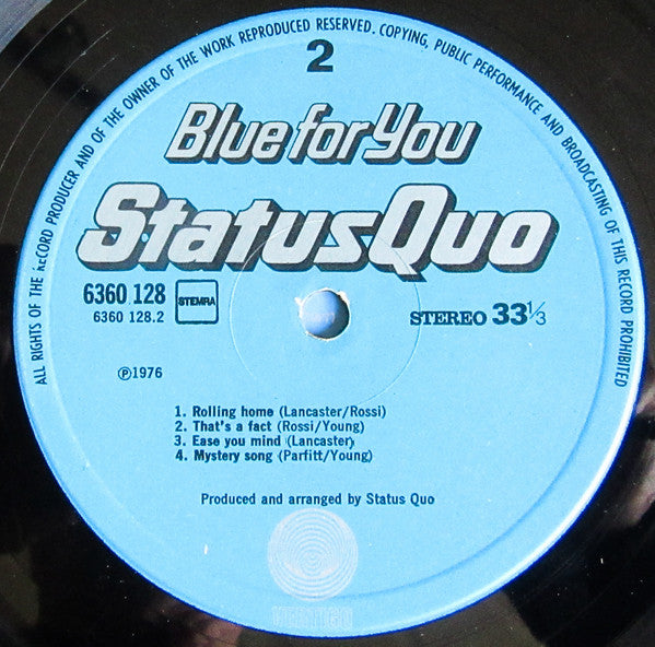 Status Quo -Blue For You