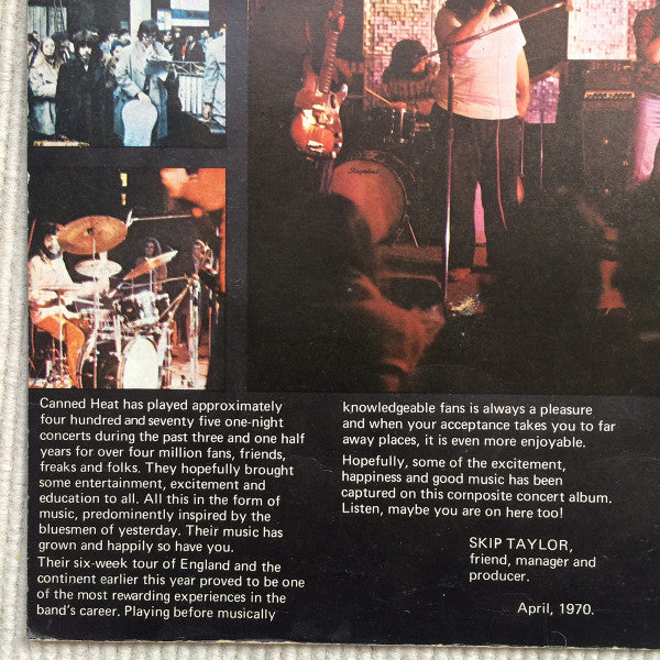 Canned Heat -'70 Concert: Recorded Live In Europe