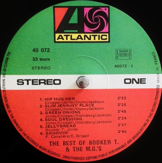 Booker T. &amp; The M.G.'s* - The Best Of Booker T. &amp; The M.G.'s