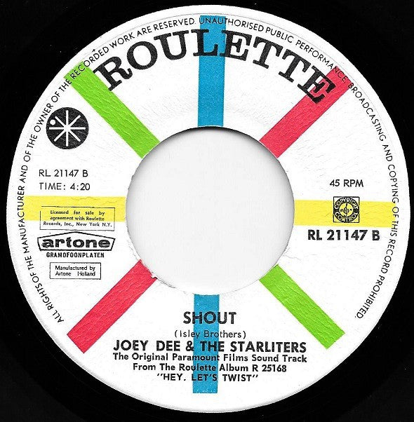 Joey Dee And The Starliters* -Ya Ya / Shout
