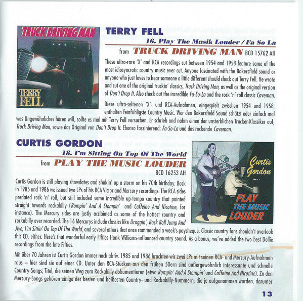 Various - That's What Makes The Jukebox Play (Highlights From Bear Family's Releases: Hillbilly &amp; Rockabilly)