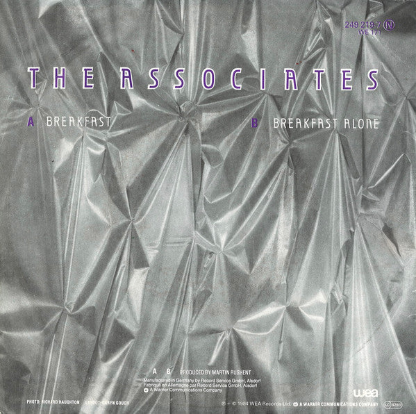 The Associates -Breakfast