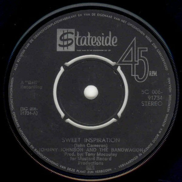 Johnny Johnson And The Bandwagon -Sweet Inspiration