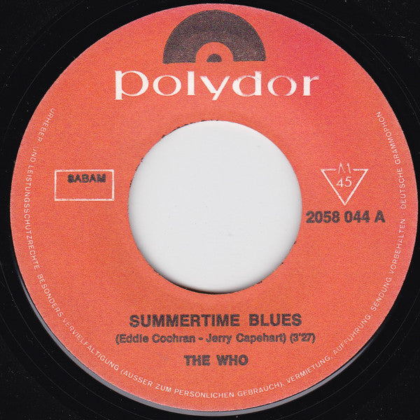 The Who -Summertime Blues / Heaven & Hell