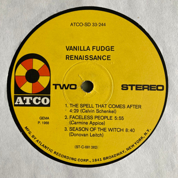 Vanilla Fudge -Renaissance