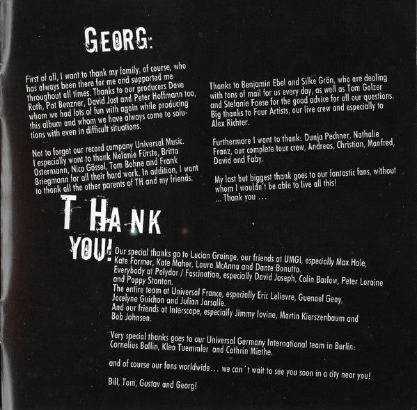 Tokio Hotel -Scream