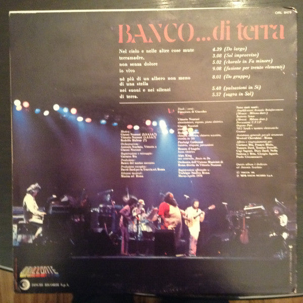 Banco* - ...Di Terra
