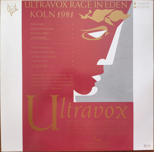 Ultravox -Rage In Eden
