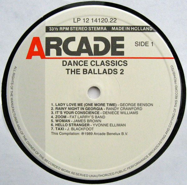 Various -Dance Classics The Ballads 2