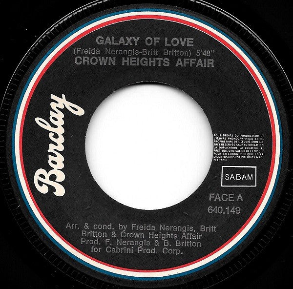 Crown Heights Affair -Galaxy Of Love / Cherry